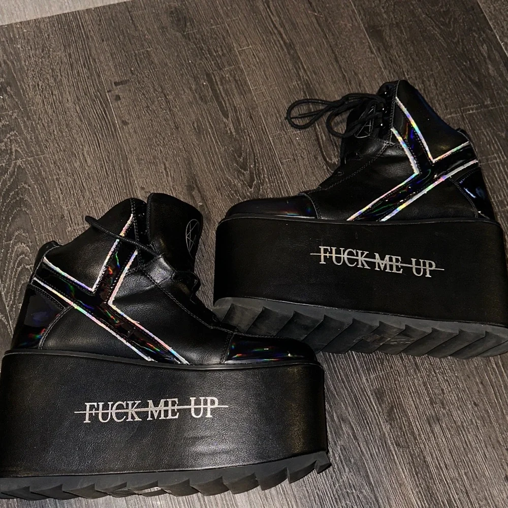 YRU X Alison Wonderland Qozmo Platform Sneakers